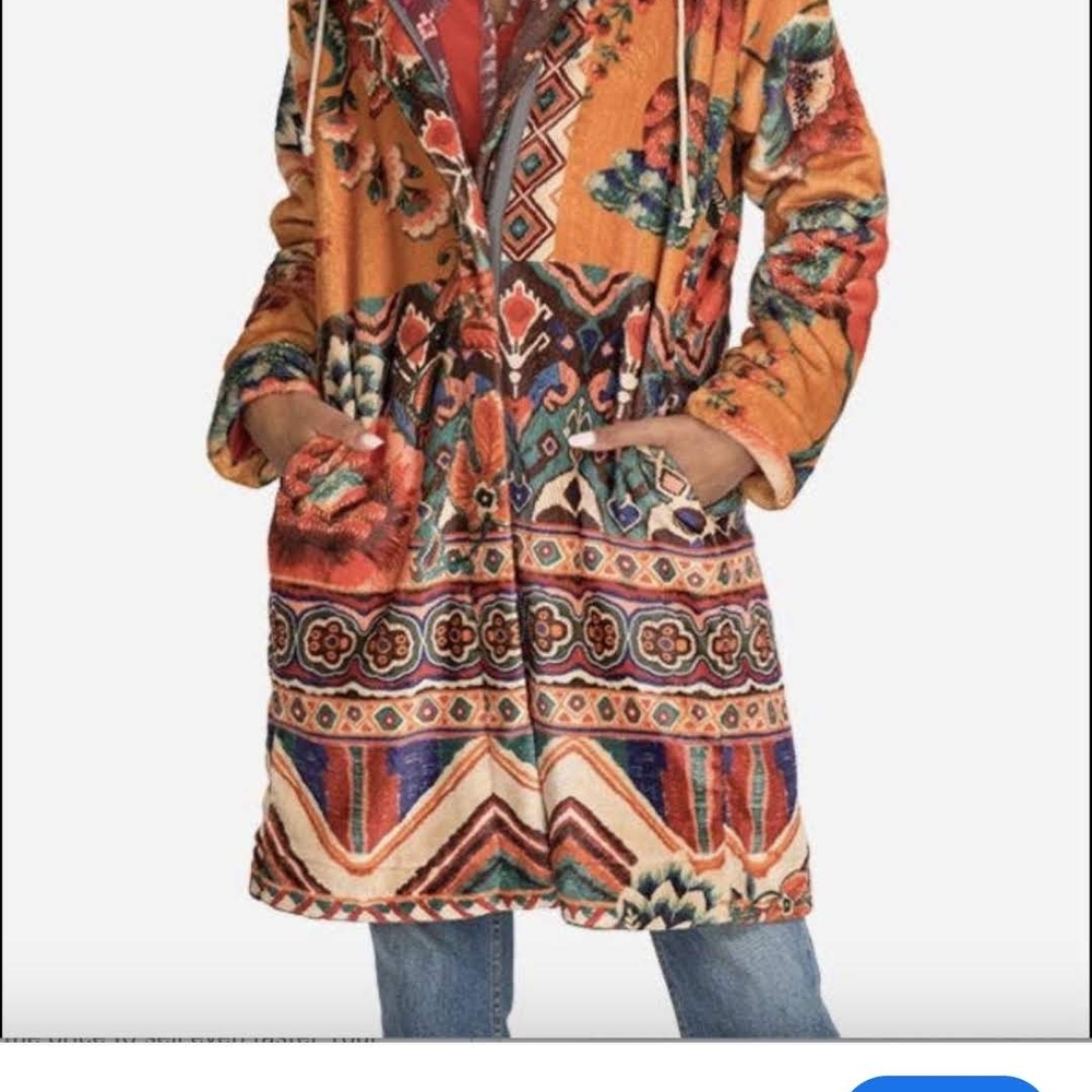 Johnny Was Fleece Jacket